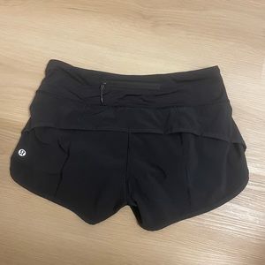 Speed it Up shorts. Size 2. Lululemon. Great condition.